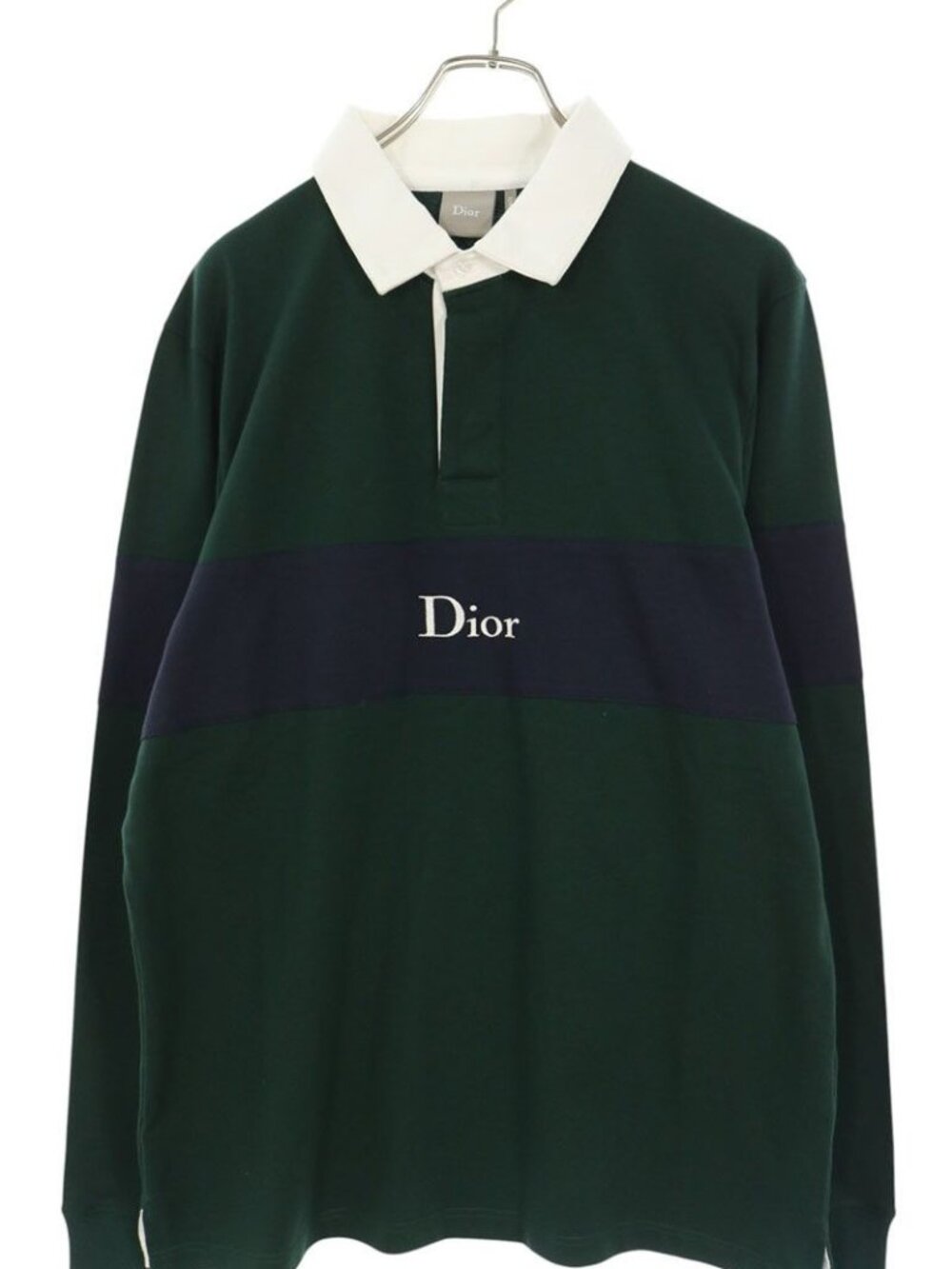 Dior Bicolor Logo Embroidery Polo